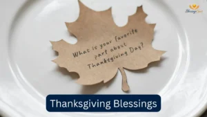 Thanksgiving Blessings