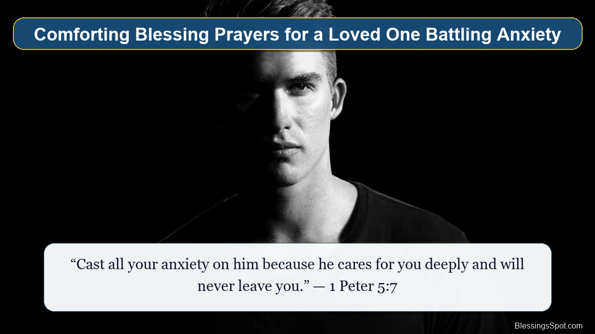 Comforting blessing prayers for a friend battling anxiety showing supportive holding hands in warm companionship.