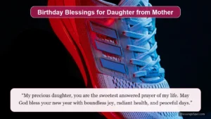 Birthday blessings for daughter from mother featuring tender floral arrangements in soft morning light.