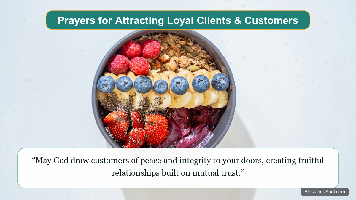 Prayers for attracting loyal clients and customers showing a modern welcoming commercial office lobby.