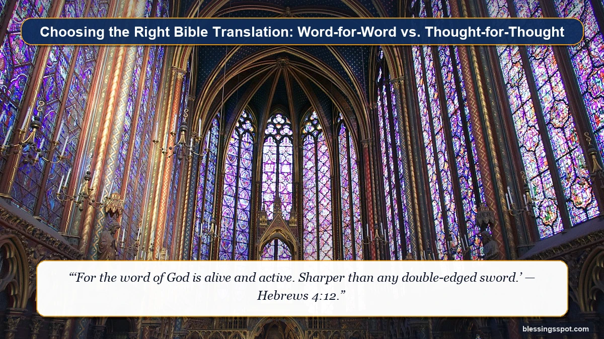 Historic cathedral stained glass sanctuary symbolizing the rich tapestry of faithful Bible translations.