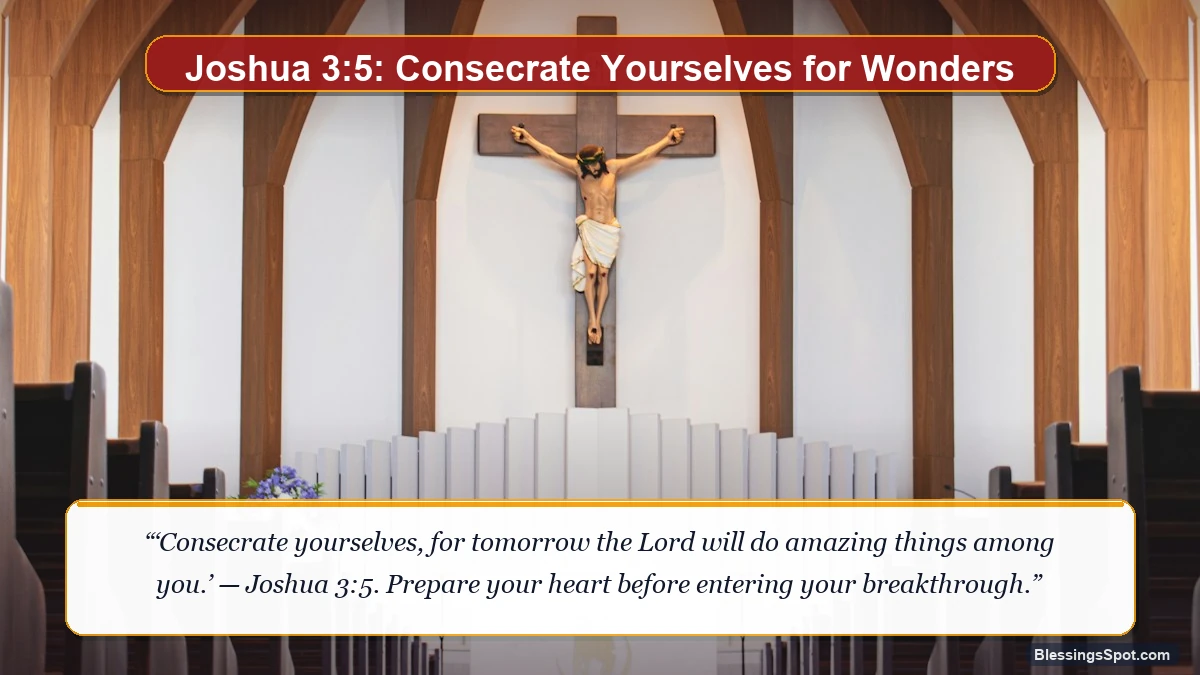 What does consecrate mean in the Bible showing a magnificent cathedral altar in reverent golden light.