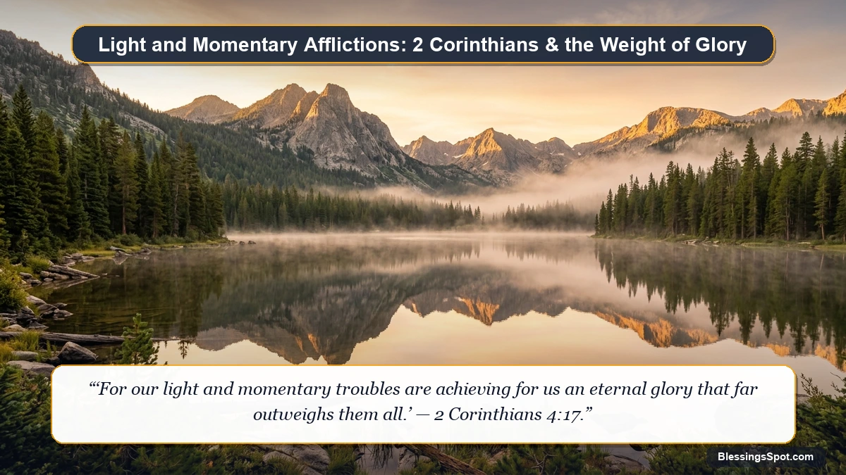 A tranquil mountain lake reflecting a breathtaking golden sunset with radiant twilight clouds stretching across the horizon.