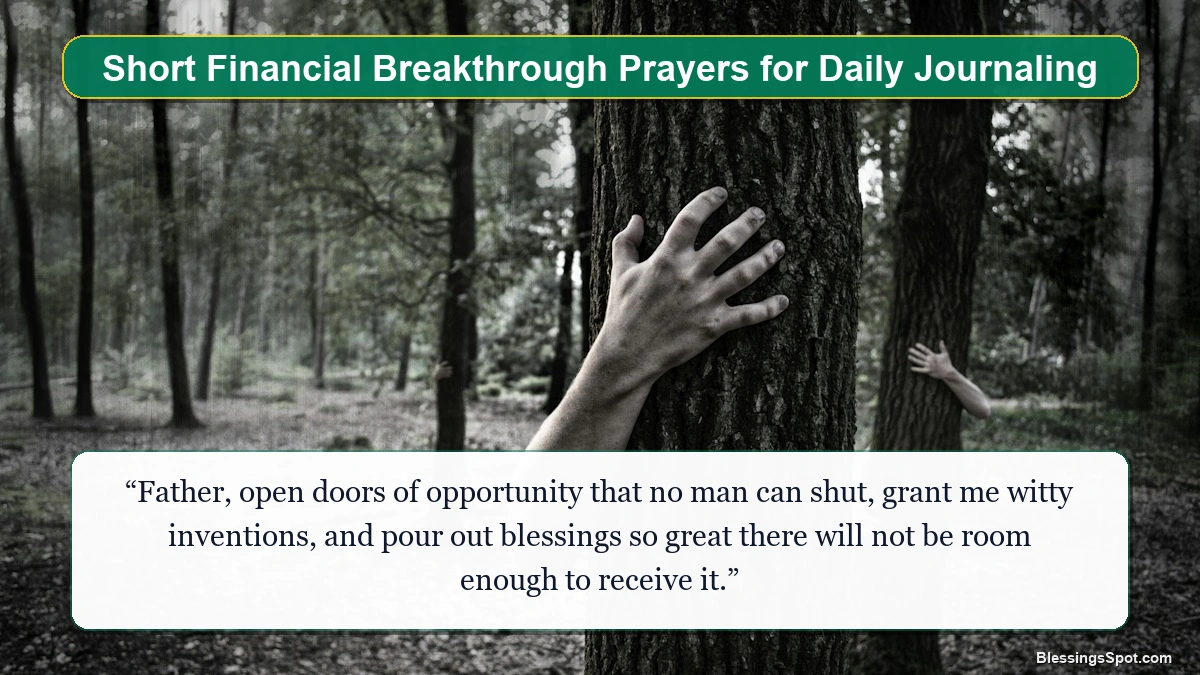 Short financial breakthrough prayers showing golden dawn sunrise breaking over the horizon.