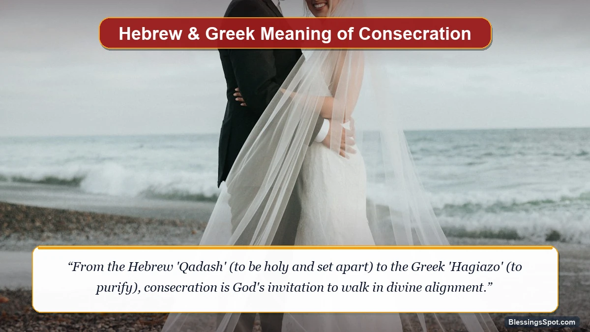 What does consecrate mean in the Bible showing ancient scriptural covenant scrolls and biblical texts.